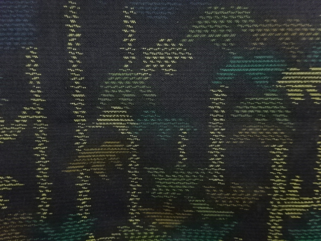 JAPANESE KIMONO / ANTIQUE KIMONO / SILK / DORO OSHIMA TSUMUGI / WOVEN BAMBOO